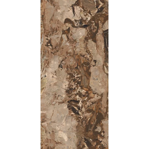 Керамогранит Rex Ceramiche Les Bijoux de Rex Jaspe Rouge Glossy глянцевый коричневый 765701 280х120 см