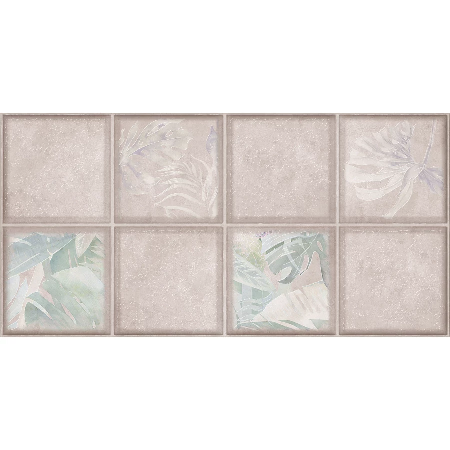 Керамическая плитка Kerlife Maiolica Collage Crema многоцветный 31.5*63 см