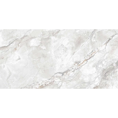 Плитка настенная Eurotile Ceramica Eteri Light Grey глянцевая серая 60х30 см