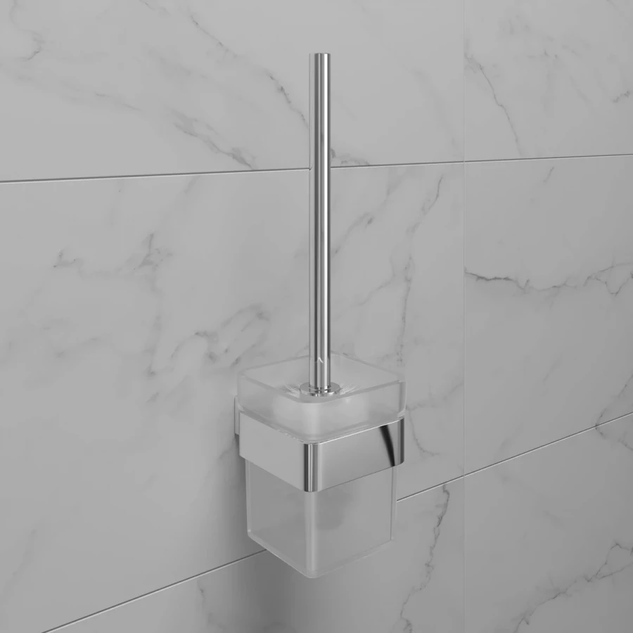 Ёршик для унитаза Lemark Smooth Line с держателем хром 9761019