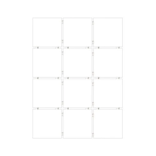 Плитка настенная Kerama Marazzi Полотно Конфетти белая блестящая 1146T 30х40 см