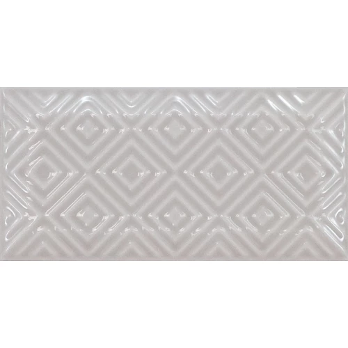 Плитка керамическая Equipe Метро Парадисе Лигhт Греы / Metro Paradise Light Grey глянцевая серая 21276 15х7,5 см