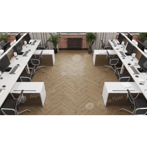 Ламинат Alpine Floor Herringbone Дуб Прованс LF102-7 33 класс 8 мм 2.2034 кв.м 60.6х10.1 см