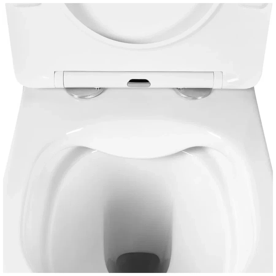 Унитаз-компакт Aquatek Вега подвесной тонкое сиденье с механизмом плавного закрывания AQ1904-00