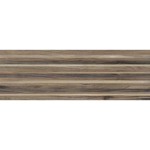 Плитка настенная Laparet Zen полоски коричневый 60030 20х60