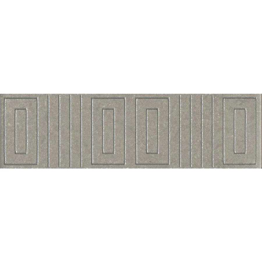Плитка настенная Kerama Marazzi Матрикс Бордюр матовый серый OS/B242/8343 20х5,7 см