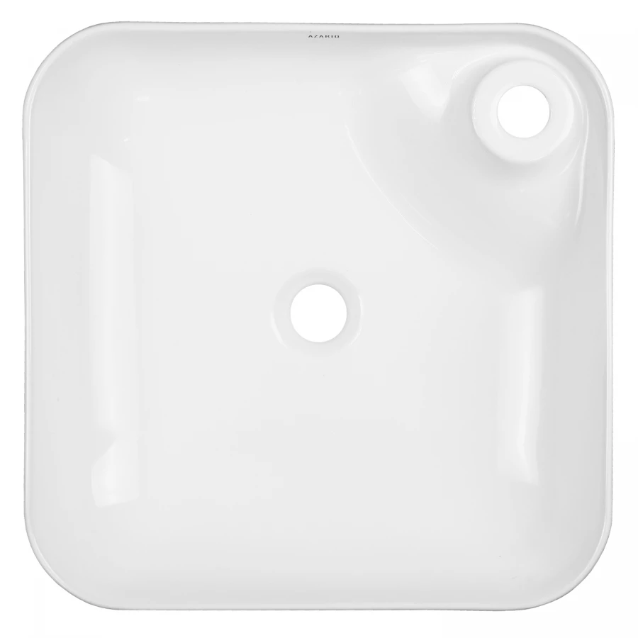 Раковина-чаша Azario накладная квадратная белый матовый AZ-2194 43х43х12 см