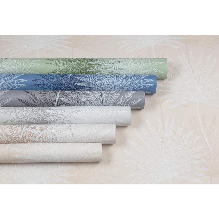 Обои флизелиновые Palitra Home HomeColor Palma зелёные HC72073-71 1,06х10,05 м