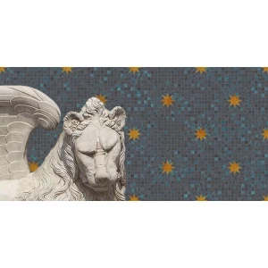 Панно Kerama Marazzi Сан-Марко обрезное матовое сине-серое VT/A648/4x/48017R 160x80 см