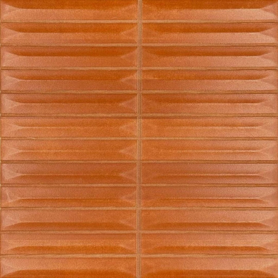 Плитка настенная Vilar Albaro Terre Arrow Tandoori 10х1,5 матовая терракотовая 20х20 см