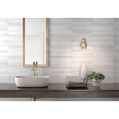 Плитка настенная Monopole Antique Laguna Blanco Brillo Bisel 30х10 см