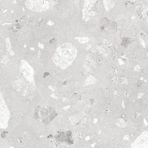 Керамогранит Gracia Ceramica Terrazzo Grey PG 01 матовый серый 010400001252 45х45 см