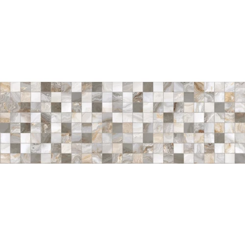 Плитка настенная Primavera Hypnose Grey Decor 01 glossy DG10-01 90х30 см