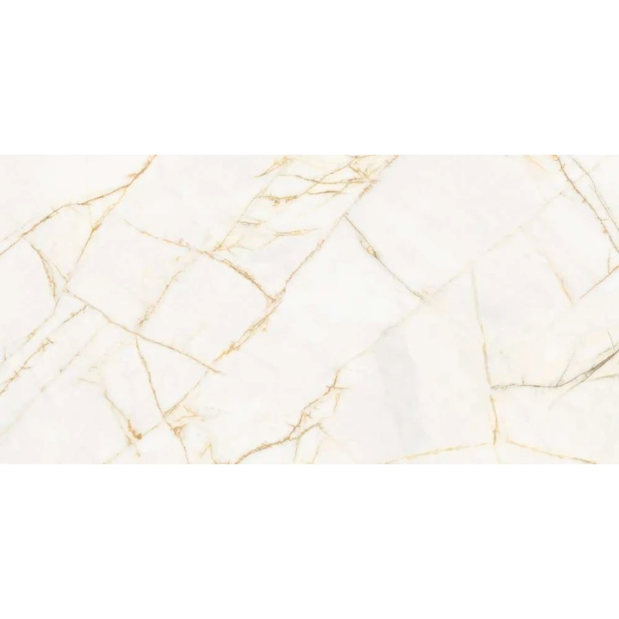 Керамогранит Flaviker Supreme Hedonism Golden Spider Lux глянцевый белый PF60017238 120х60 см