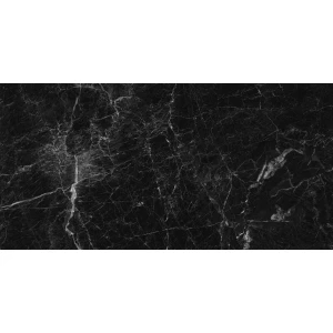 Керамогранит Neodom Marble Nero Creta Polished глянцевый черный CV20202 120x60 см