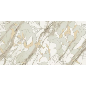 Плитка настенная Primavera Тривия Декор 1 бежевый глянец TP3668H1 60х30 см