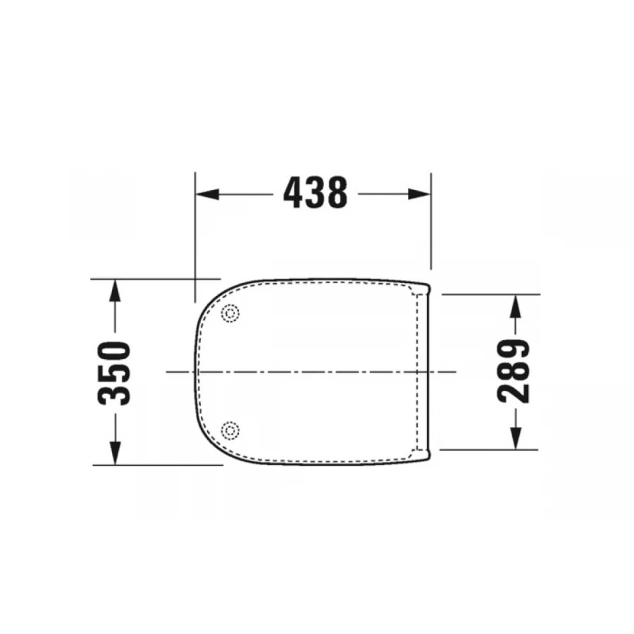 Крышка-сиденье Duravit D-Code SoftClose 67390000