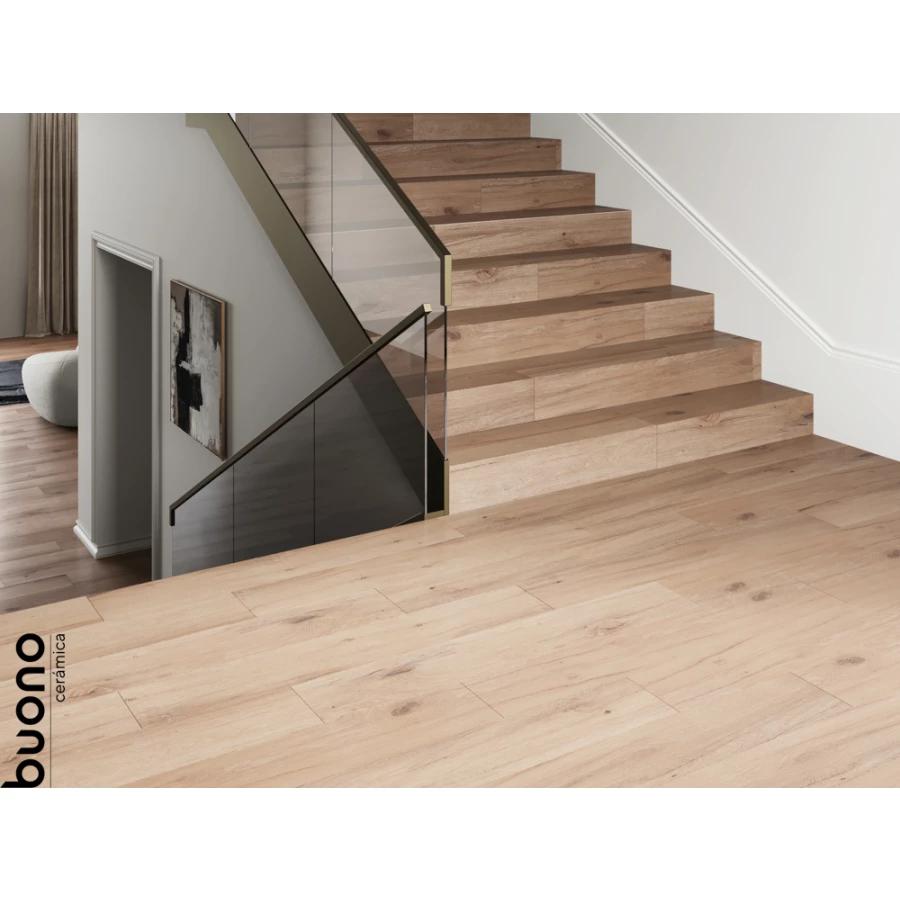 Керамогранит Buono Forest Nature Decaff Matt матовый бежевый F4501M 120х20 см