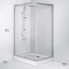Душевое ограждение Am Pm Gem без поддона W90G-404-120290-MT 120х90 см