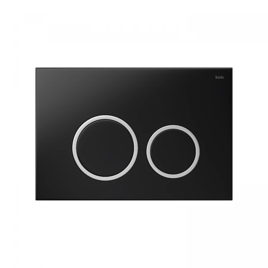 Клавиша смыва Iddis Unifix черная UNI03BCi77