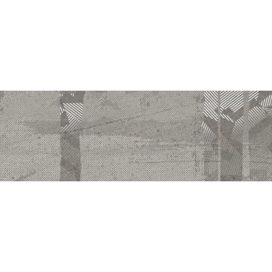 Плитка настенная Керамин Самум 2Д темно-серый 90х30 см