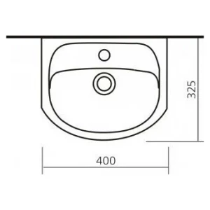 Мебельный умывальник Sanita Манго 40 MNG40SAWB01 40x33 см