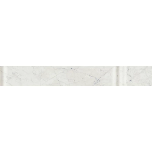 Плинтус Italon Шарм Экстра Каррара Альцата / Charme Extra Carrara Alzata глянцевый белый 600090000441 15х2 см