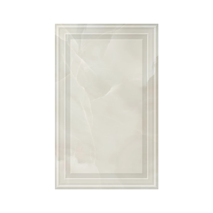 Плитка настенная Шахтинская плитка Флора зеленый низ 02 (рельеф) 25х40 см