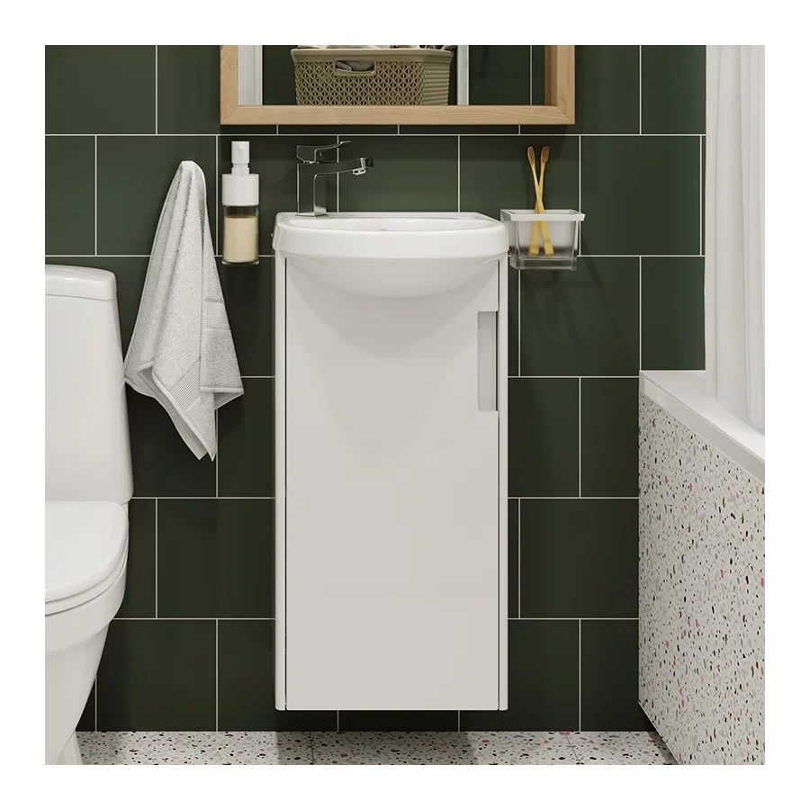 Мини-умывальник Sanita Лада LDASAWB01 36.5x31.5 см