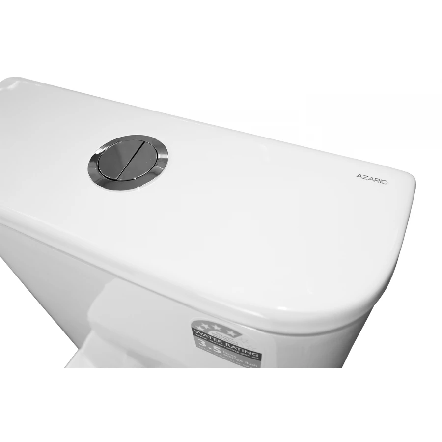 Унитаз-компакт Azario Berton напольный безободковый слив торнадо с быстросъемным сиденьем микролифт AZ-6093 38.5х61.5х80.5 см