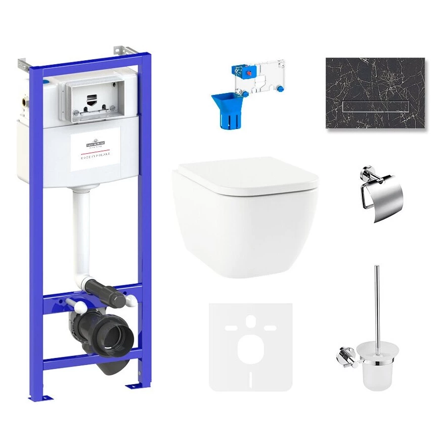 Унитаз Lavinia Boho Relfix One Compacto 75110320 (комплект 9 в 1)