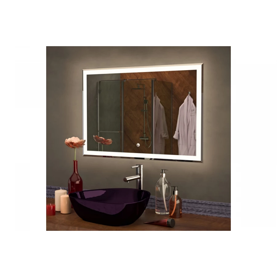 Зеркало с подсветкой MixLine Минио 545275 80х70 см