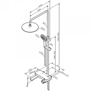 Душевая система Am Pm Like F0780700