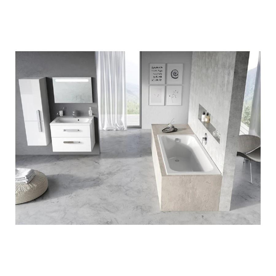 Ванна Ravak Chrome Slim белая C721300000 150х70 см