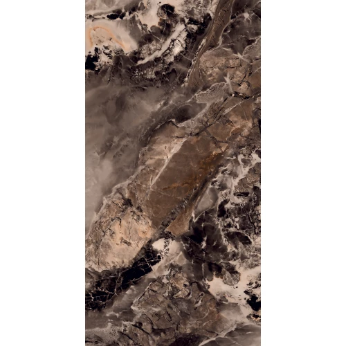 Керамогранит Arcadia Ceramica Monaco Brown High Gloss коричневый HG2012-A 120х60 см