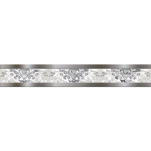 Бордюр Axima Венеция G серая 9х60 см