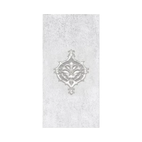 Декор Нефрит-Керамика Преза серый 04-01-1-08-04-06-1015-0 20х40 см