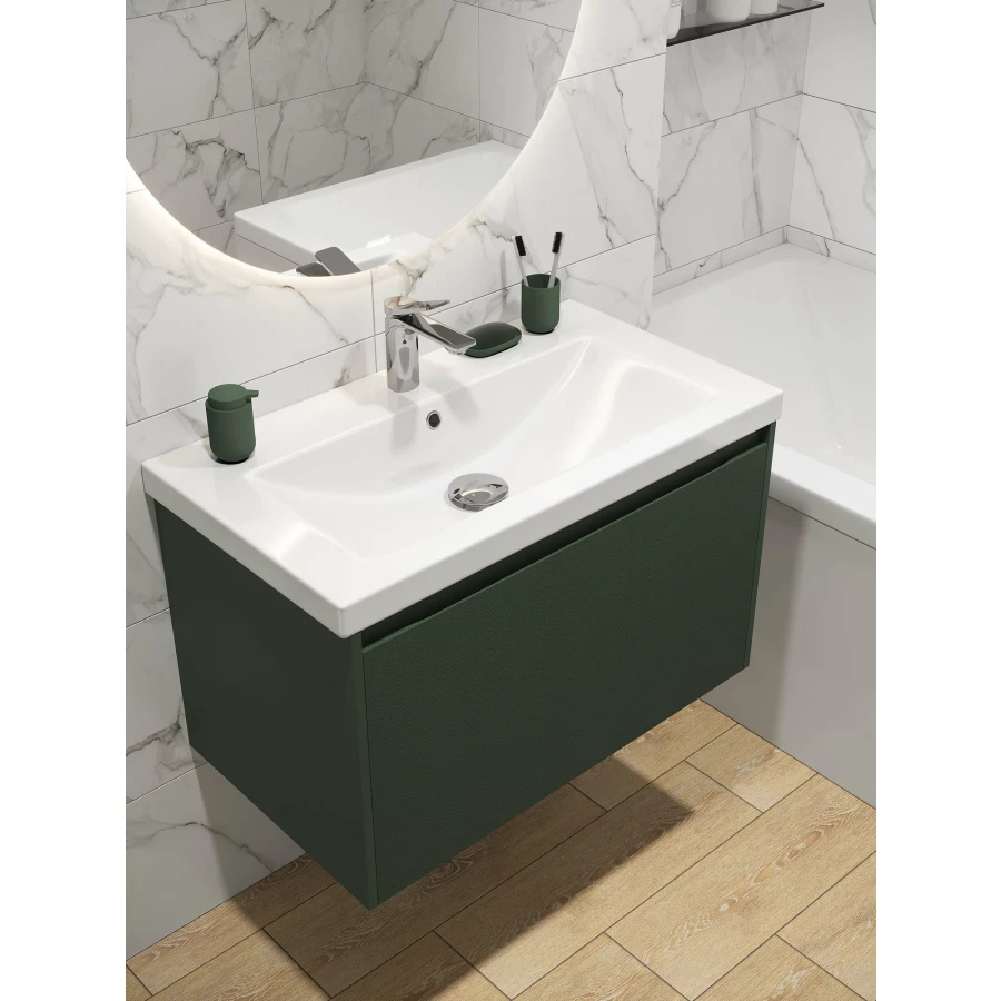 Тумба под раковину Cersanit Grande 80 подвесная для Como 80 зеленый A64303