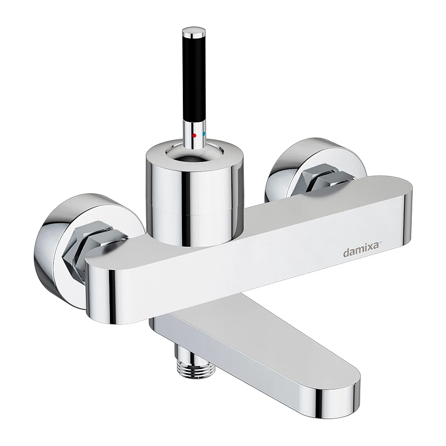 Смеситель для ванны и душа Damixa Arc c поворотным изливом 291000000