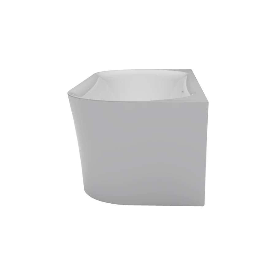 Ванна акриловая Azario Engels пристенная в комплекте с сифоном и металлической рамой ENG17075 170x75x58 см