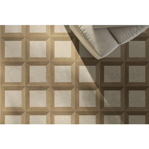 Керамогранит Versace V Stone Frame Beige Nat R матовый бежевый PF60017069 60х60 см