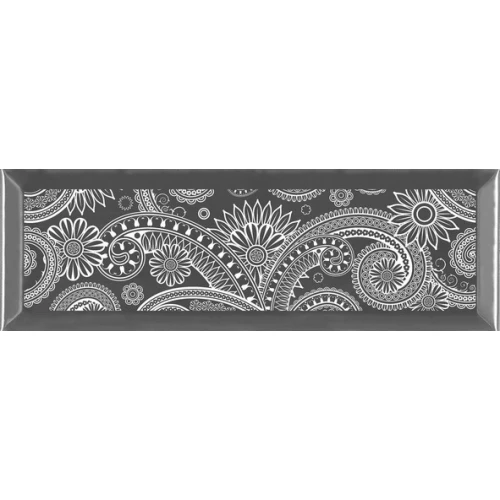 Плитка настенная Absolut Keramika Monocolor Decor Silver ABC0000117 15х7.5 см