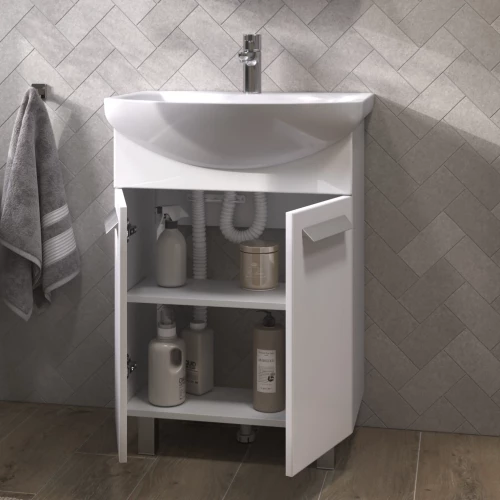 Тумба под раковину Vigo Hoska 600-2-0 белый 231