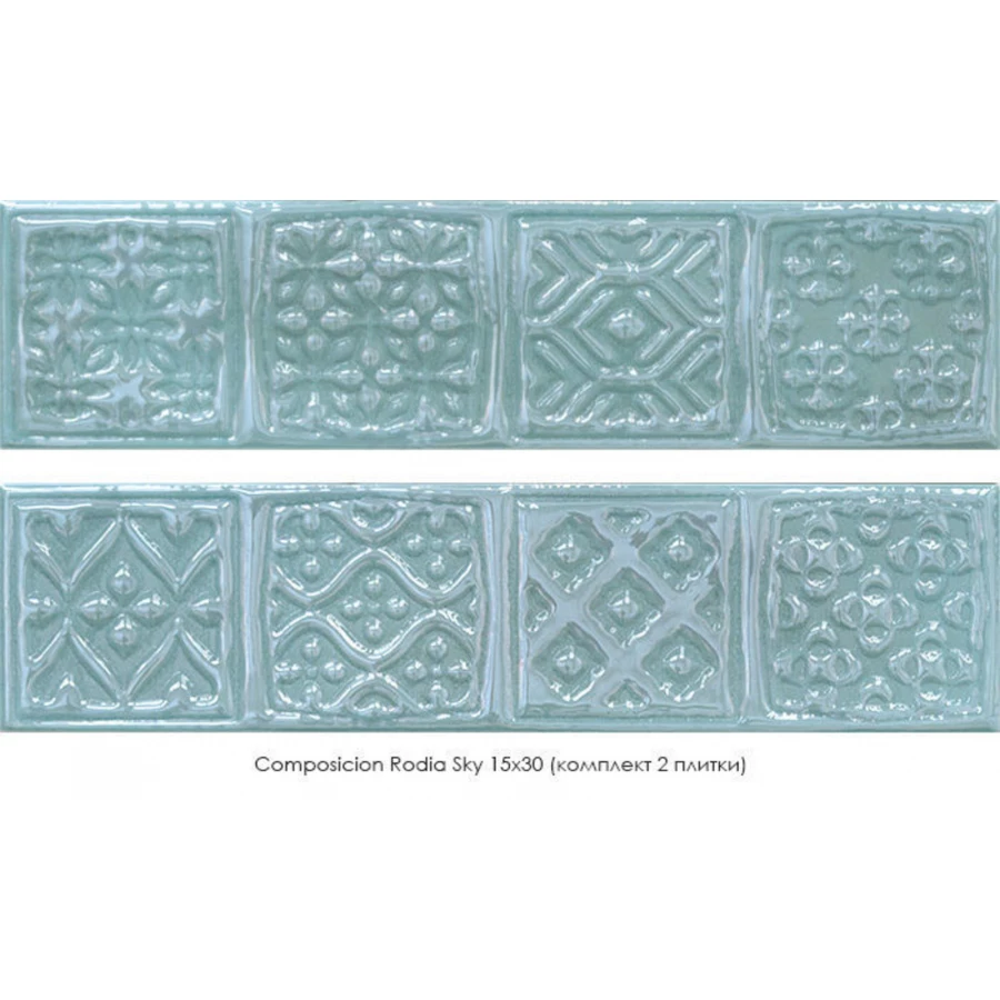 Декор Cifre Comp.Rodia Sky 15*30 см