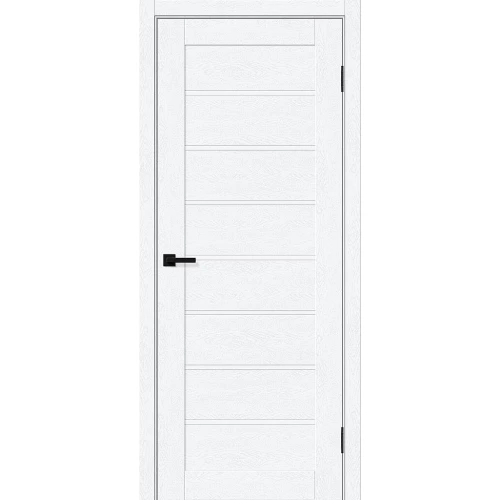 Межкомнатная дверь Bravo Браво-20/2 (WS) 200x90 экошпон Bravo X полотно глухое цвет White Silkwood