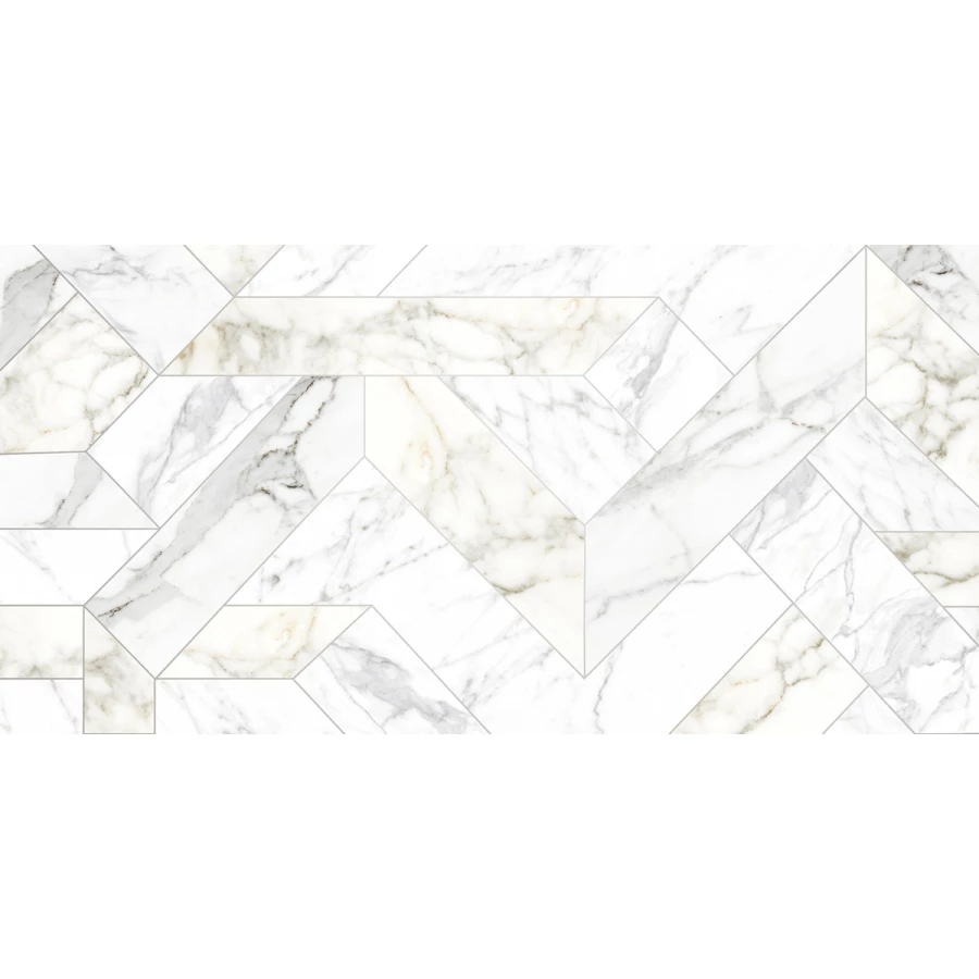 Керамогранит Naxos Rhapsody Outline white lev ret 118713 120х60 см