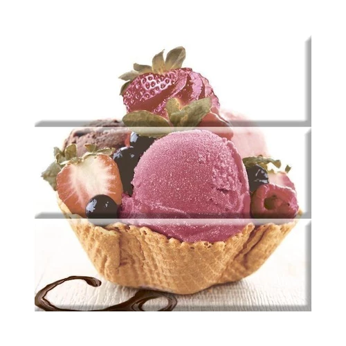 Плитка настенная Absolut Keramika Monocolor Composicion Ice Cream глянцевая розовая 0001188 30x30