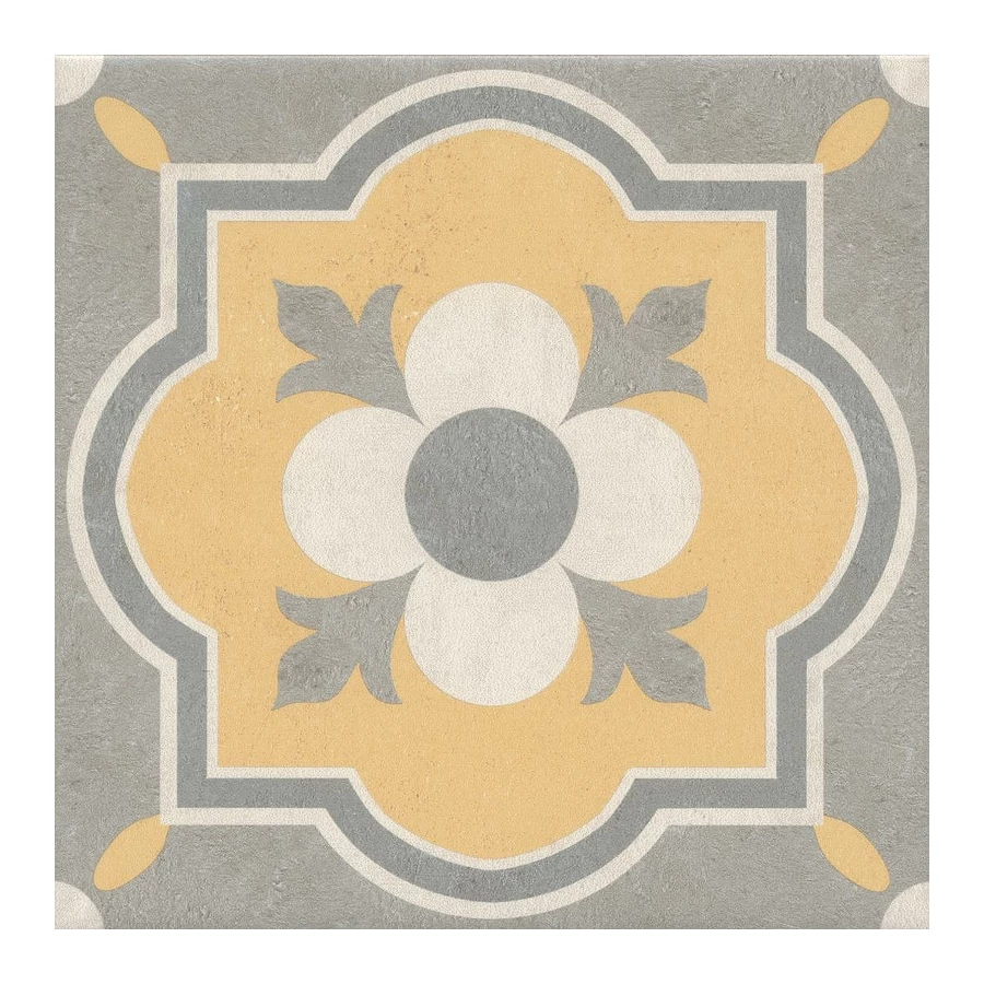 Декор Kerama Marazzi Эрмитаж 1 матовый желтый VT/A459/5009 20x20 см