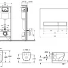 Унитаз Lavinia Boho Relfix One Rimless 75110125 (комплект 7 в 1)