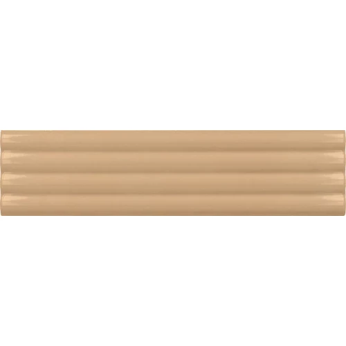 Плитка керамическая Equipe Коста Нова Онда Страw Глоссы / Costa Nova Onda Straw Glossy глянцевая бежевая 28496 20х5 см